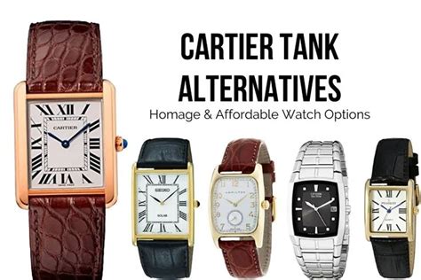 watches that look like cartier|alternatives to cartier tank watch.